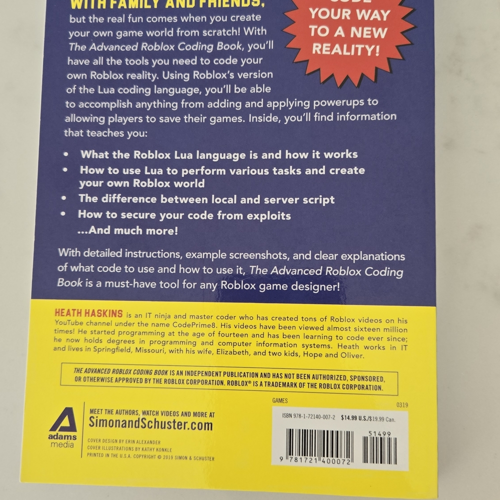 Advanced Roblox Coding Book - Picture 3 of 3